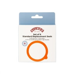 Replacement Rubber Seals - Orange 6 Piece