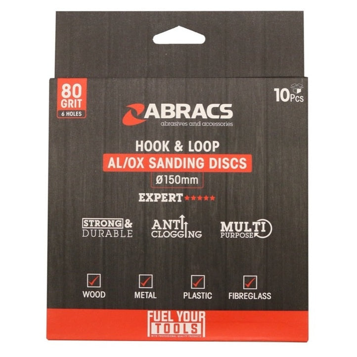 Abracs AL/OX Sanding Disc Pack 10 150mm