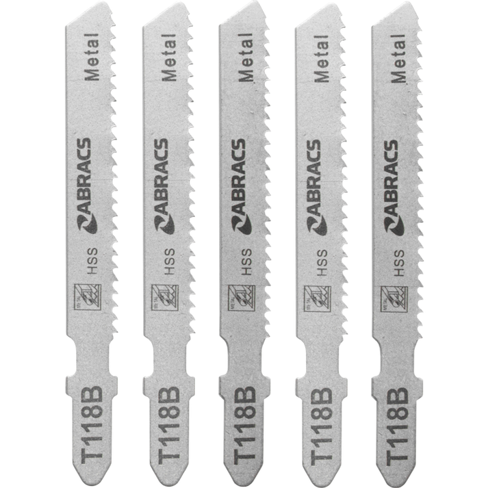 Abracs Jigsaw Blade For Metal Pack 5 ABT118B