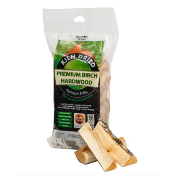 Comfort Fuels Kiln Dried Premium Birch Hardwood Logs 20L / 7.5kg