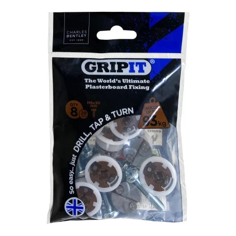 Brown Plasterboard Fixings 20mm Pack 8