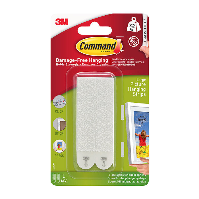 Command Large Picture Hanging Strips 17206 - 4pk