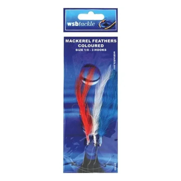 WSB Mackerel Feathers 3 Hooks TT065