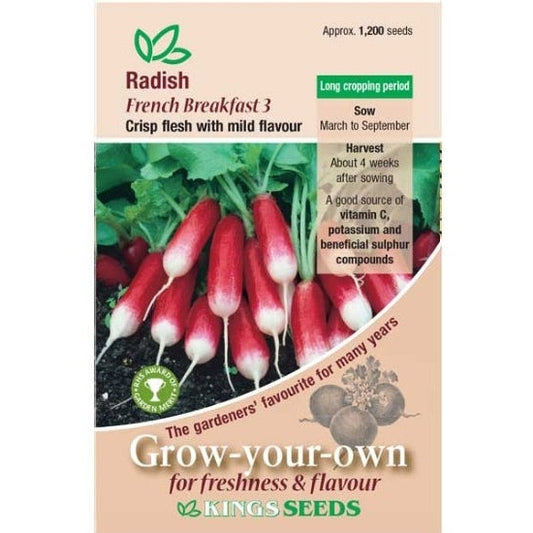 Radish French Breakfast 3 Rhs Agm