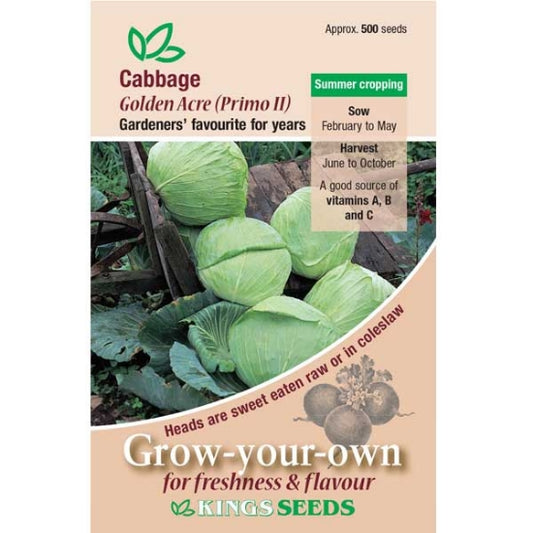 Cabbage Golden Acre Primo