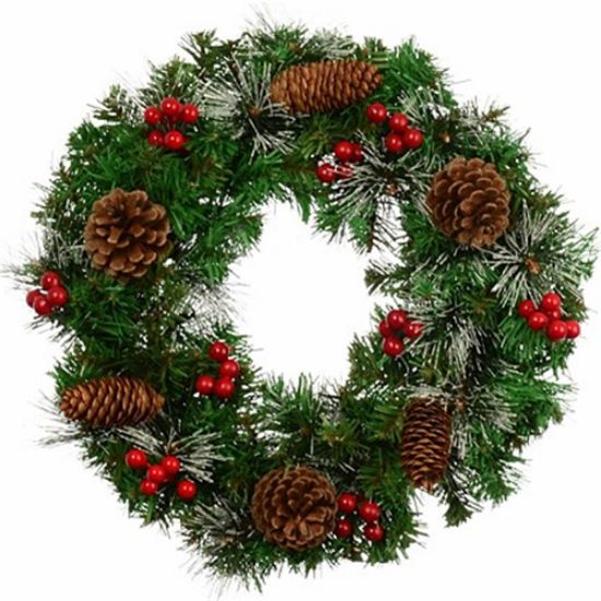 Christmas Spruce And Pine Wreath 45cm