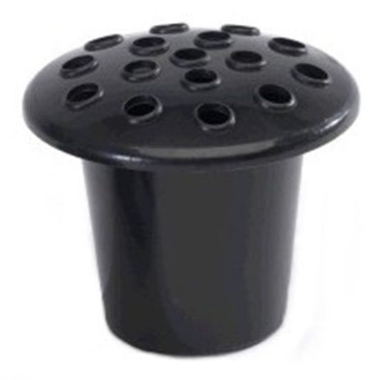 Grave Vase Insert 5" Plastic Black