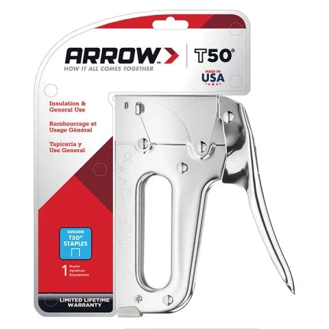 Arrow T50 Heavy Duty Staple Gun Tacker