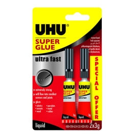 UHU Super Glue 2 x 3g