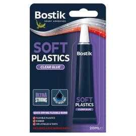 Bostik Soft Plastics Clear Adhesive 20ml