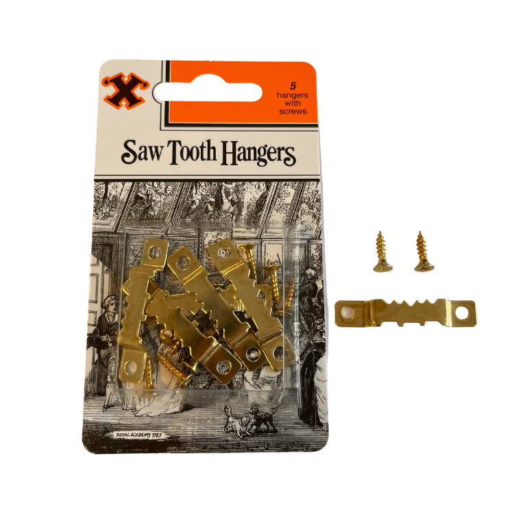 X Sawtooth Hangers 5pk