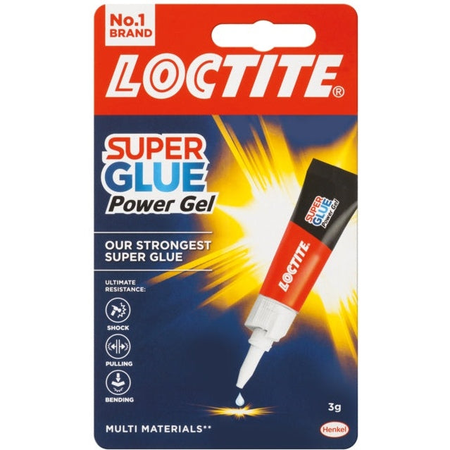 Loctite Super Glue Power Gel 3g Tube