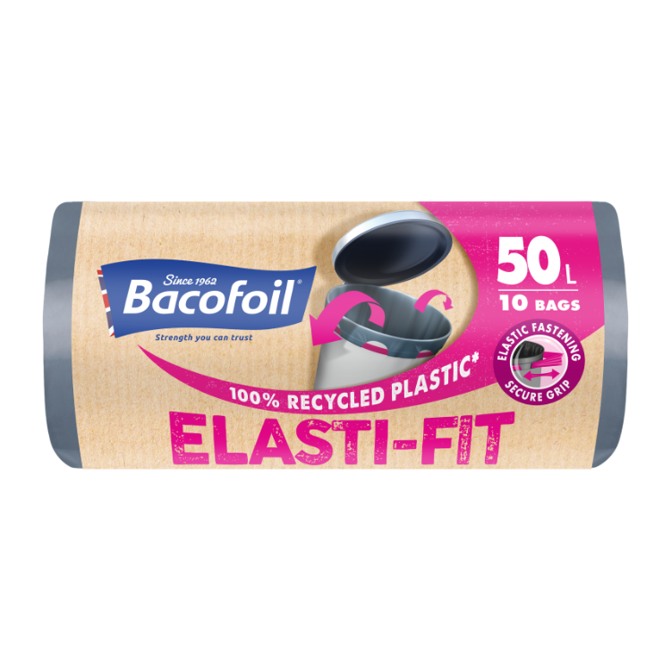 Bacofoil Elasti-Fit 50L Pack of 10