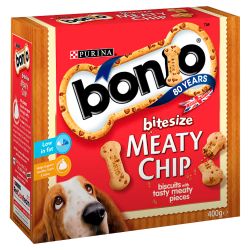 Bonio Meaty Chip Bitesize 400g