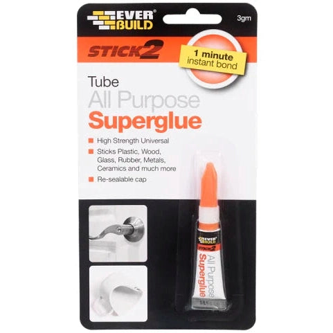 Everbuild Stick 2 All Purpose Superglue 3g