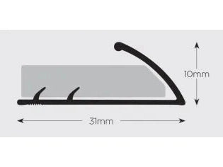 Exitex Single Nap Carpet Trim 914mm x 31mm x 10mm