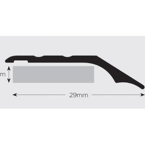 Exitex Vinyl Edge Trim Large 914mm x 29mm x 5.5mm