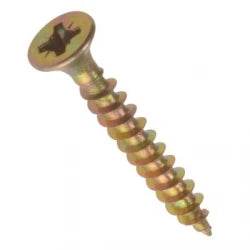 Multi Purpose Screws Zinc Yellow Passivated Boxed