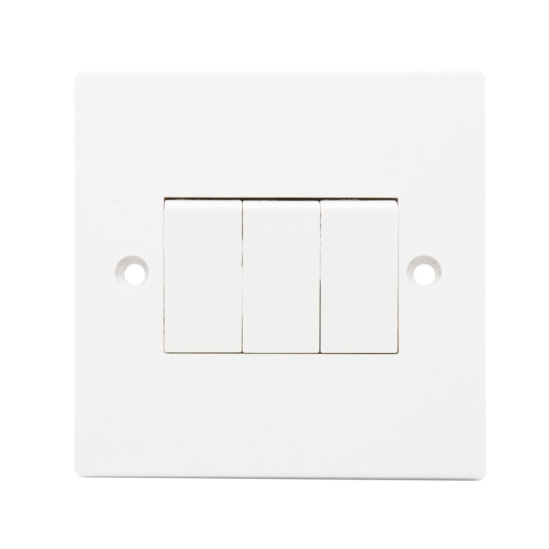 3 Gang 2 Way Light Switch