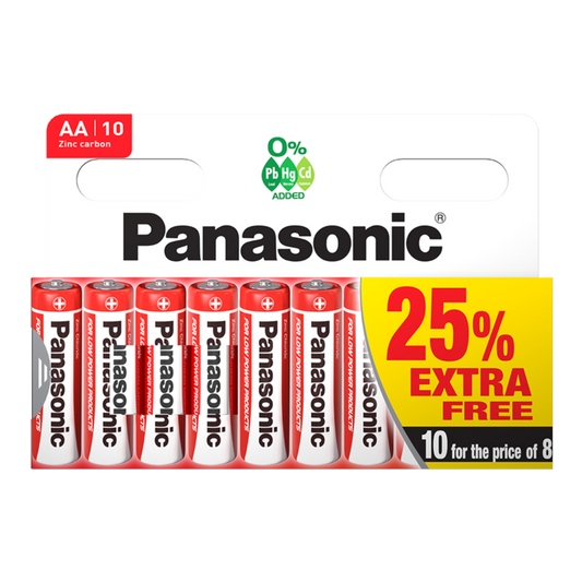 Panasonic AA Batteries 10 Pack