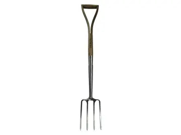 Prestige Digging Fork Stainless Steel & Ash Handle