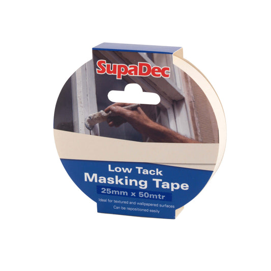 SupaDec Low Tack Masking Tape 50m