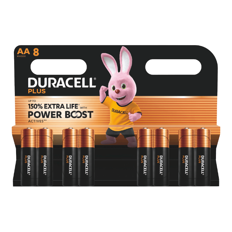 Duracell Plus Power Boost AA Battery 8pk