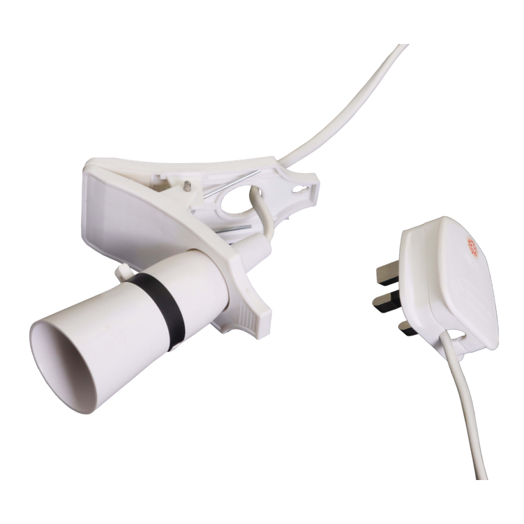 Clip on Lamp With 2m Flex & Plug