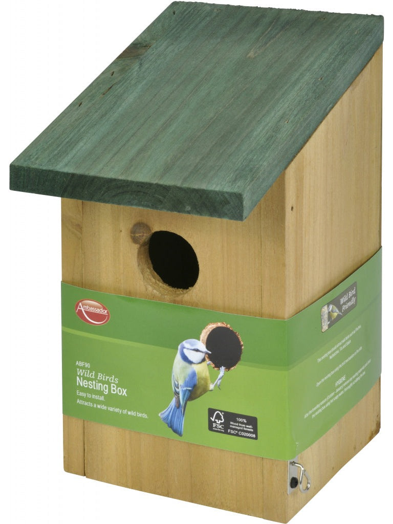 Ambassador Small Birds Nesting Box Wooden