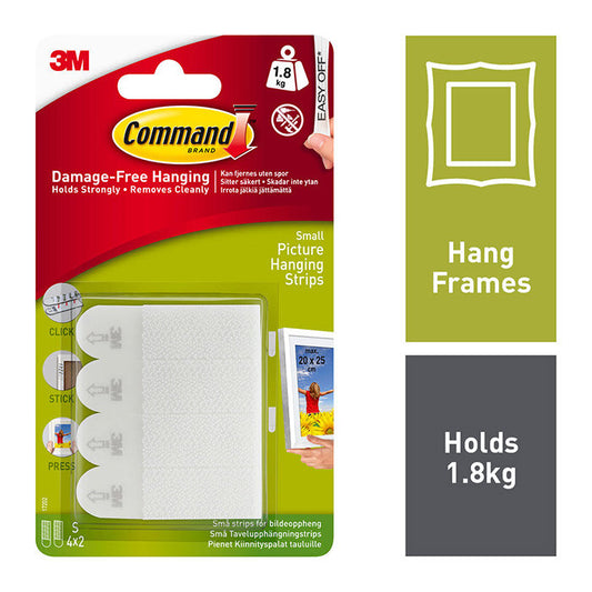 Command Small Picture Hanging Strips 17202 - 4pk