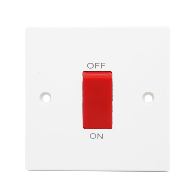 1 Gang Double Pole Cooker Switch