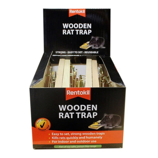 Rentokil Wooden Rat Trap Single