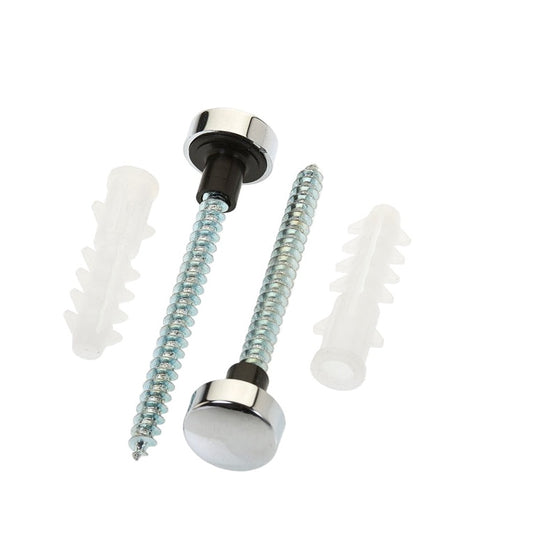 Straight Toilet Pan Fixing Kit With Caps PRO033