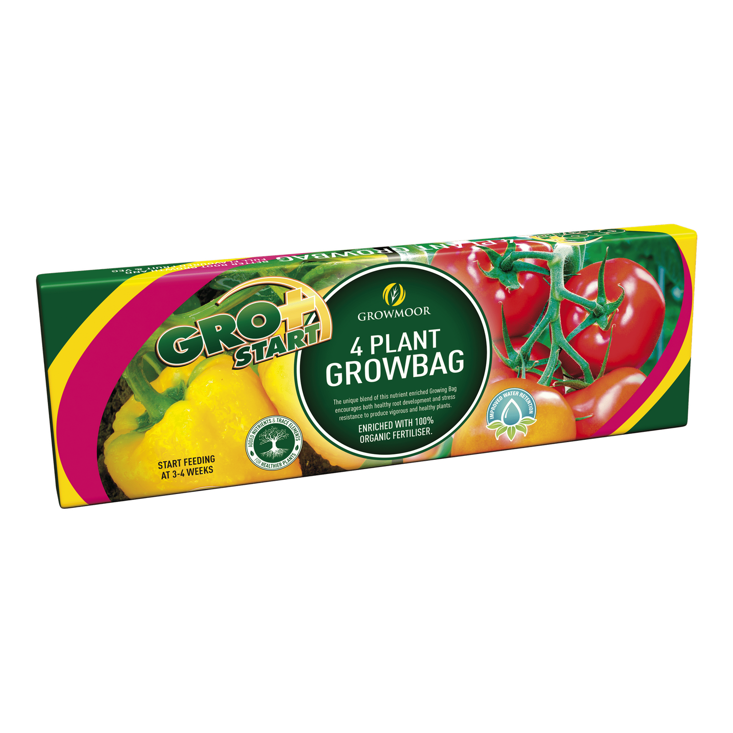 Growmoor 4 Plant Growbag 38 Litres