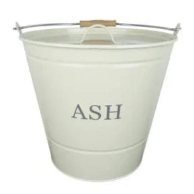 Ash Bucket With Lid Cream