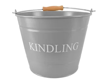 Kindling Bucket Grey Small