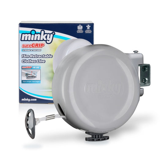 Minky Suregrip Retractable Clothes Line 15m