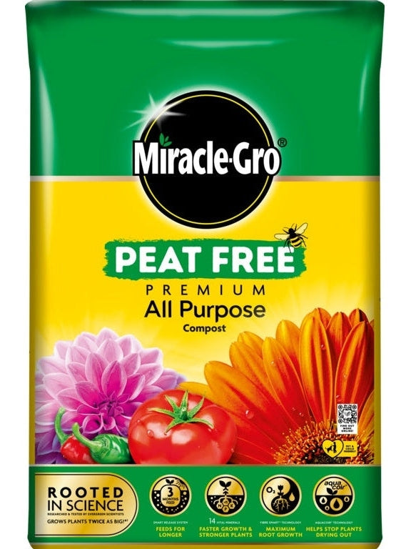 Miracle-Gro® Premium All Purpose Peat Free Compost 20L