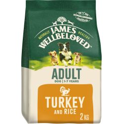 James Wellbeloved Adult Complete Dry Dog Food Turkey & Rice 1.5kg