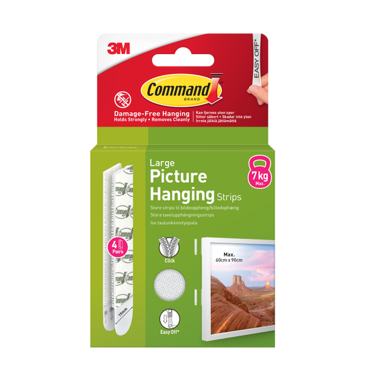 Command Large Picture Strips 7kg 4pk - 17206