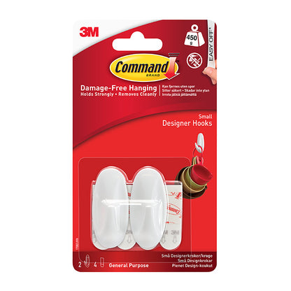  Command Designer Small Hooks 450g 2pk 17082