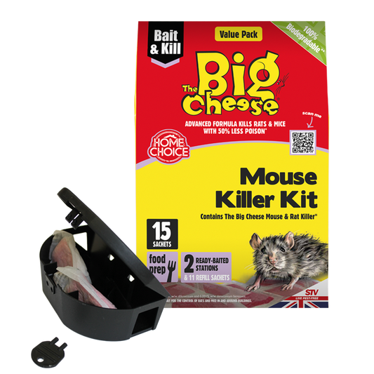 The Big Cheese Mouse Killer Kit 15 Sachet