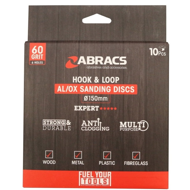 Abracs AL/OX Sanding Disc Pack 10 150mm