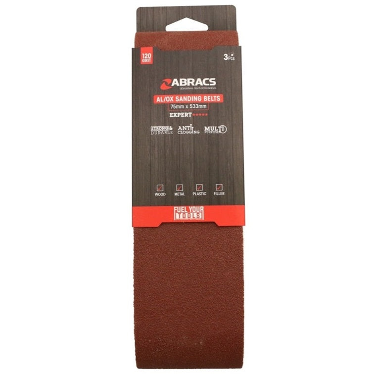 Abracs AL/OX Sanding Belt 75mm x 533mm