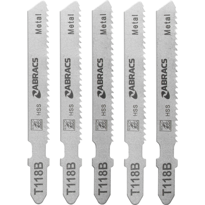 Abracs Jigsaw Blade For Metal Pack 5 ABT118B