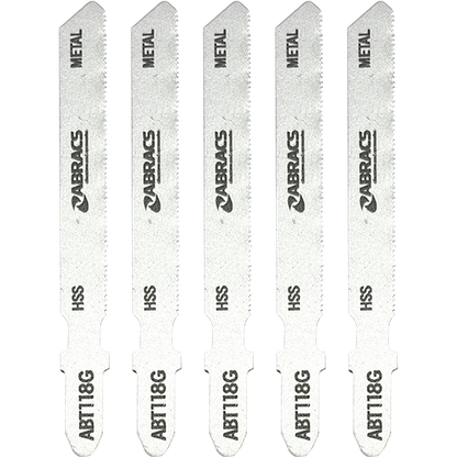 Abracs Jigsaw Blade For Metal Pack 5 ABT118G