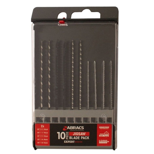 Abracs Jigsaw Blade For Wood & Metal Assorted Pack 10