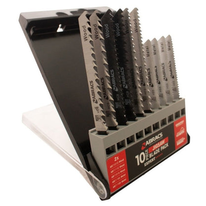 Abracs Jigsaw Blade For Wood & Metal Assorted Pack 10