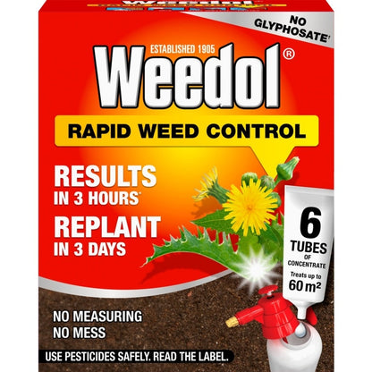 Weedol Rapid Concentrate 6 Tubes