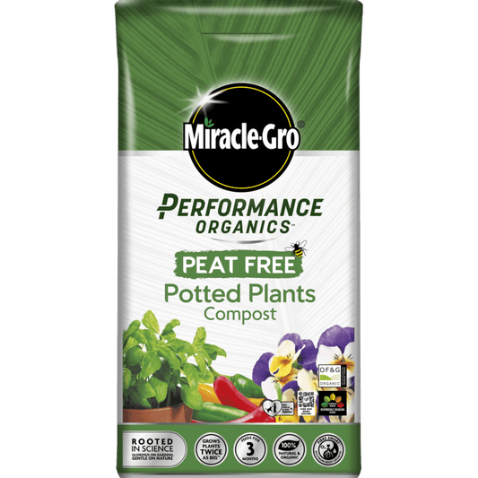 Miracle-Gro® Performance Organic Peat Free Potted Plants Compost 10L